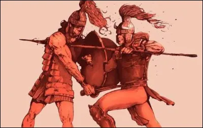 Combat légendaire entre le fils de Priam et le commandant des myrmidons au pied de la muraille de Troie. Qui sont-ils ?