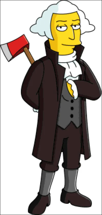 Attention ! Alerte Simpson psychopathe ! 
Mais en quel personnage est déguisé ce timbré ?