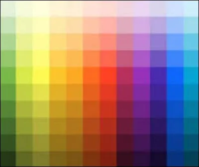 Trouve l’intrus dans ces quatre couleurs.