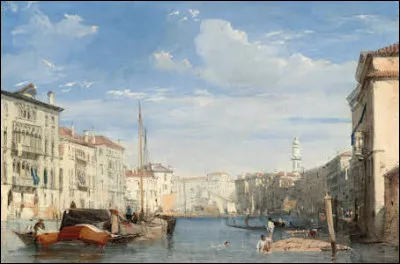 Qui a peint "Le Grand Canal" ?