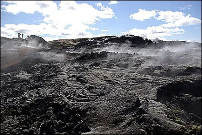 K comme Krafla : où peut-on voir le volcan Krafla et ses coulées de lave ?