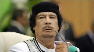 K comme Kadhafi : en quelle année Mouammar Kadhafi qui dirigeait la Libye depuis 1969, a-t-il été renversé et tué ?