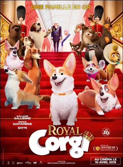 Quel personnage double-t-elle dans le film d'animation "Royal Corgi" ?