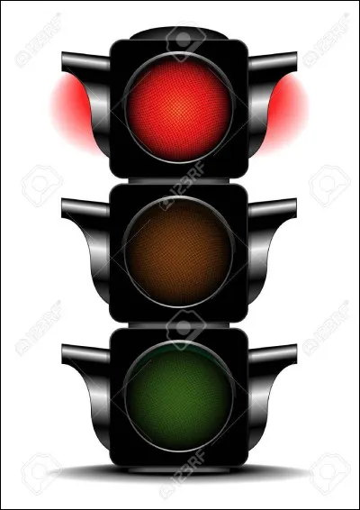 Tu as traversé au feu rouge, comment réagis-tu ?