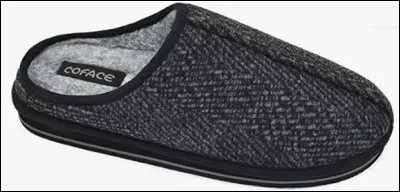 Quelle est cette chaussure d'intérieur à texture douce et légère avec ou sans talon ?