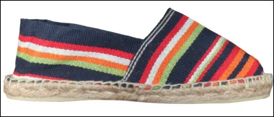 Quelle est cette chaussure légère en toile avec une semelle en corde ?