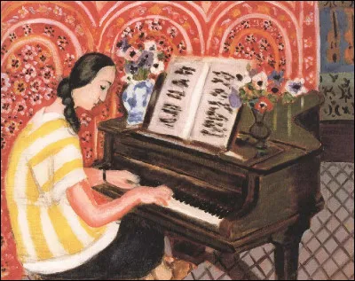 Qui a peint "Femme au piano" ?