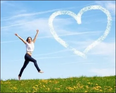 Depuis qu'elle est amoureuse, elle a une ... d'enfer !