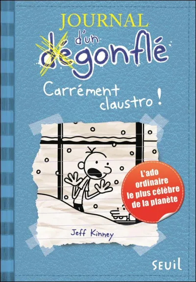 Qui est le personnage principal du "journal d'un degonflé" ?