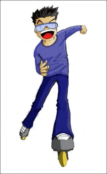 Si tu te dplaces en rollers, tu as le droit ...