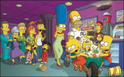 En quelle année la série télévisée "Les Simpson" a-t-elle été lancée ?
