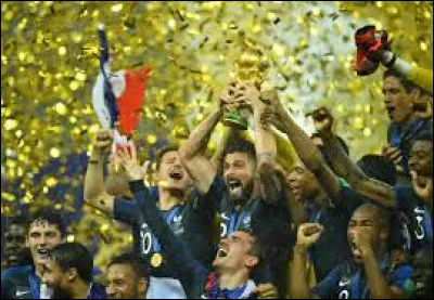 Quelle a été ta réaction lors de la victoire de l'équipe de France lors de la Coupe du monde de football 2018 ?