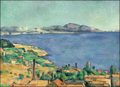 Qui est l'auteur de ce tableau intitulé ''Le Golfe de Marseille vu de l'Estaque'' ?