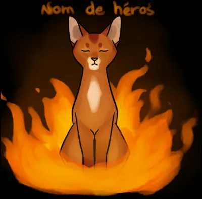 Dans ce même clan, quels chats se voient attribuer le grade de héros ?