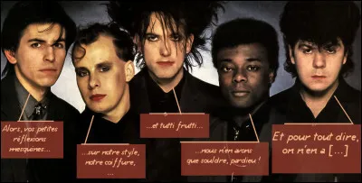 1986 > Écoutons d'abord ce que le groupe a à dire... et trouvez le nom de ce tube un tout petit peu mondial, tout de même !