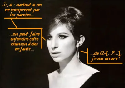 1980 > Même année, même chanson pour Mireille Mathieu (en français) et la dame en question. Résultat des courses : 400 000 ventes pour la 1re et 2,5 millions pour l'américaine : Stressant, non ?
