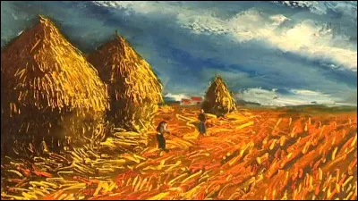 Qui a peint "Les Meules en hiver" ?