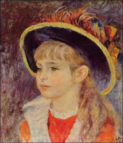 Qui a représenté cette "Jeune Fille au chapeau bleu" ?