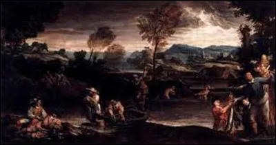 Peint entre 1585 et 1588, ''La Pêche'' est une toile réalisée par un baroque. De ces trois artistes, lequel est l'auteur de ce tableau ?