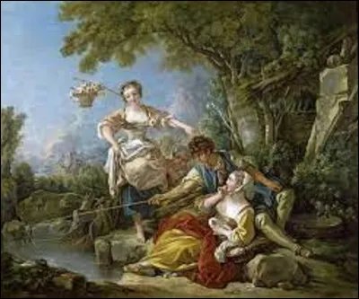 À quel rococo doit-on cette toile intitulée ''La pêche à la ligne'', datant de 1757 ?
