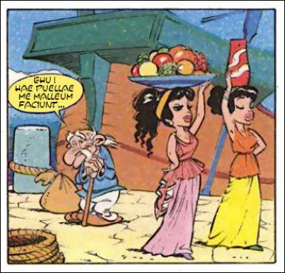 Il n'est pas rare non plus d'y entendre comme un refrain populaire. Lequel, ici de la bouche d'Agecononix ?