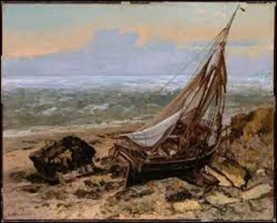 De ces trois réalistes, lequel a exécuté cette toile intitulée ''Le bateau de pêche'', en 1865 ?