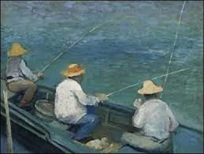 À quel impressionniste doit-on ce tableau, de 1888, intitulé ''Trois pêcheurs en barque'' ?