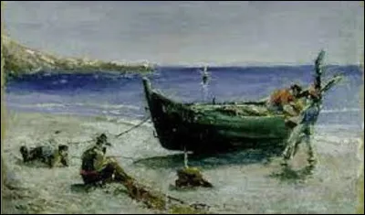 De ces trois postimpressionnistes, lequel a immortalisé, en 1880, cette scène nommée ''Barque de pêche'' ?