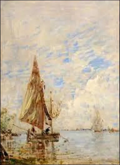 ''Pêcheurs dans une barque'' est un tableau réalisé par un orientaliste. Qui est l'auteur de cette toile ?