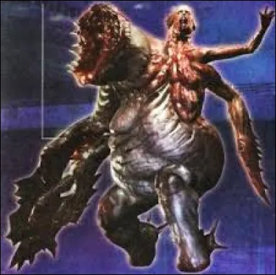 Dans Resident Evil Révélations, que dit le premier boss du jeu tant qu'il reste coincé derrière la porte où il se trouve ?