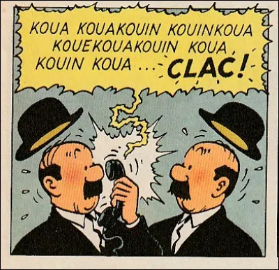 Qui sont ces deux détectives pas toujours très inspirés dans la série "Tintin" ?