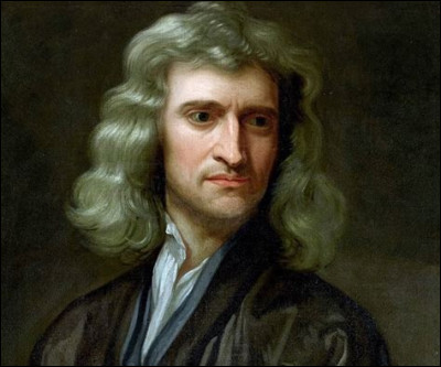 Qui est ce célèbre physicien anglais, surtout connu pour avoir reçu une pomme sur la tête ?