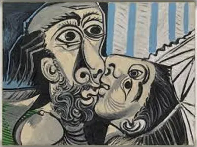 En 1969, quel artiste a peint cette huile sur toile intitulée ''Le Baiser'' ?