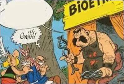 Bioétix : c'est un personnage des albums d'Astérix, quel est son métier ?