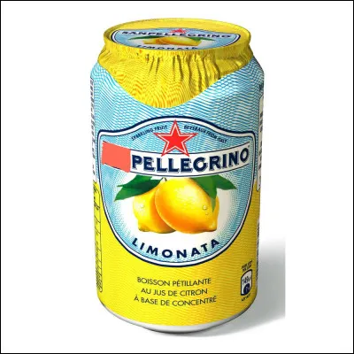 Quel est le début du nom sur cette canette ?