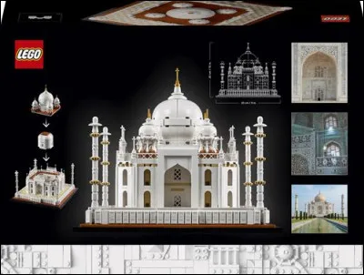 Quel est ce monument indien fait de petites briques Lego ?