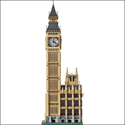 Quelle est cette énorme horloge faite de petites briques Lego ?