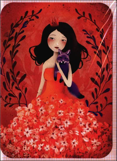 Cette image s'appelle Purple Fox, car...