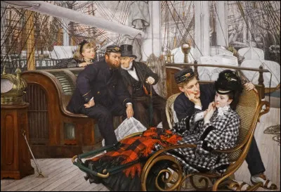 Quel peintre a représenté une femme dans un rocking-chair dans la toile "Le dernier soir" ?