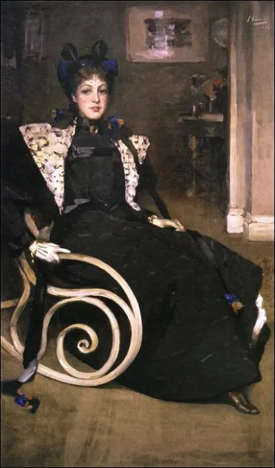 Qui a peint "Le rocking-chair" ?