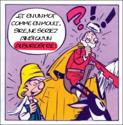 Parmi les nombreux épithètes et insultes médiévales parvenues jusqu'à nous, à quoi correspondrait celle employée par Pirlouit (surlignée en rouge) ?