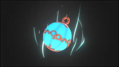 Une étrange sphère bleue apparaît à côté de toi.
Que fais-tu ?