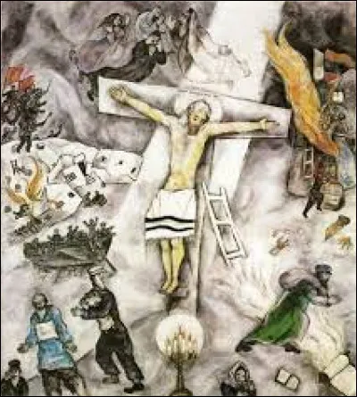 Qui a peint "La Crucifixion blanche" ?