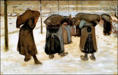 Qui a peint "Femmes de mineurs portant des sacs de charbon" ?
