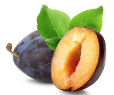 Quelle est cette variété de prune violette, fruit à chair sucrée et acidulée de couleur jaune d'or ?