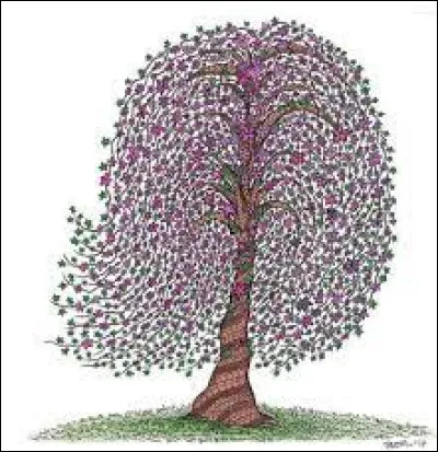 Quelle phrase est écrite à l'entré du Bois des Errants ?