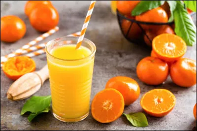 Exceptionnellement, je prendrai un jus de orange. Tchin, tchin^^.