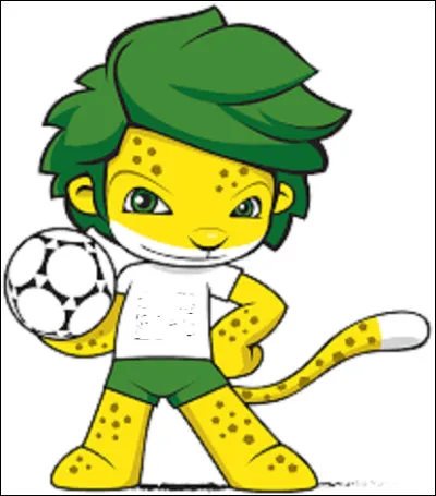 Mascotte : 
Lors de la Coupe du monde 2010 en Afrique du Sud, quel était le nom de la mascotte ?