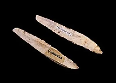 D'où vient le nom Gravettien, culture préhistorique appartenant au Paléolithique supérieur européen, caractérisée par son industrie lithique ?