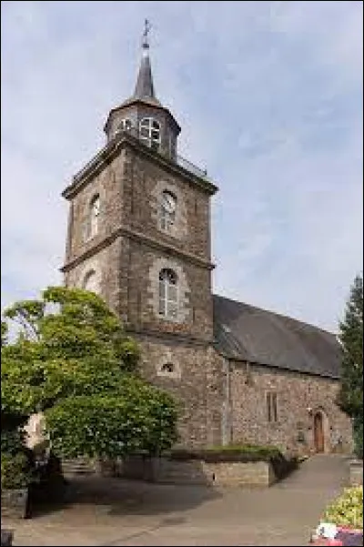 Voici l'&eacute;glise Saint-Herv&eacute;, &agrave; Caro. Commune bretonne, dans l'arrondissement de Vannes, elle se situe dans le d&eacute;partement ...